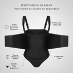 Faja Reloj de Arena color negro