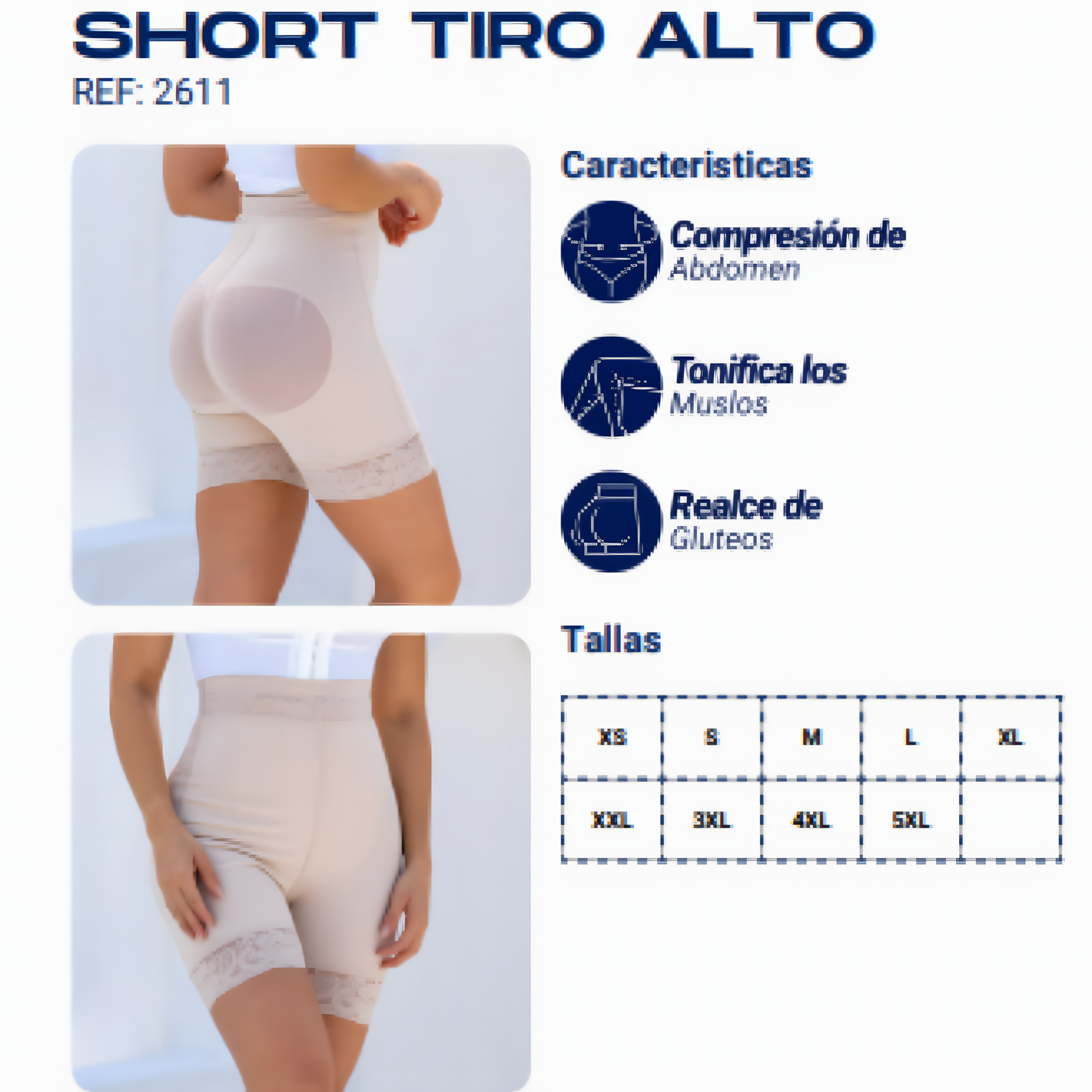 Short Faja Levanta Cola 